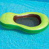 Inflatable avocado Pool Float with Canopy, Adult Inflatable Pool Float Raft with Shade Water Lounge