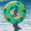 Pineapple Print Tube 104CM Giant Swimming Ring Inflatable Pool Float Outdoor Summer Water Party Toys Air Mattress