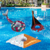 Inflatable Drink Floats Inflatable Cup Holders Ice-cream-Shape Mermaid drink holder for Swimming Pool Party