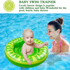 Baby Swimming Ring Pool Float with Safety Seat Lemon Baby Swim Ring for Infant Kids