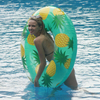Pineapple Print Tube 104CM Giant Swimming Ring Inflatable Pool Float Outdoor Summer Water Party Toys Air Mattress