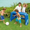 Inflatable Football Gate Inflated Soccer Goal Set Kids Shooting Practise Outdoor Fun Shooting Game Plays Birthday Party Favors