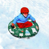 Christmas Snow Ski Circle Kids Parents Snow Tube With Handle Inflatable Snow Sled Ski Ring Large Size Skiing Tube PVC Sled