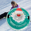 IN STOCK 47 inch snow tube inflatable sleds & Christmas snow tubes Santa Claus print heavy duty hard bottom snow tube