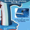 Giant Shark Sprinkler for Kids - Summer Inflatable Water Toys Outdoor Arch Sprinkler