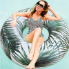 IN STOCK Inflatable Summer Swimming Ring Palm Coconut Tree Swim Circle Float Ring Summer Beach Sea Party Piscina Boias
