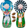Hot sale inflatable American football player stand target toss portable rugby target toss game inflatable football 
