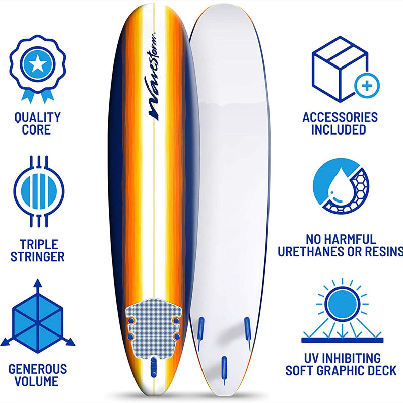 8 ft summer surfboard for beach river water party toys