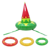  PVC Inflatable Witch Hat Toy Family Party Fun Throw Ring Interactive Game Children Education Hat Ring Toss Halloween