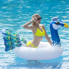 Inflatable Pool Floats Giant Peacock Swim Pool Float Pool Ring Float Inflatable Peacock Raft Tube