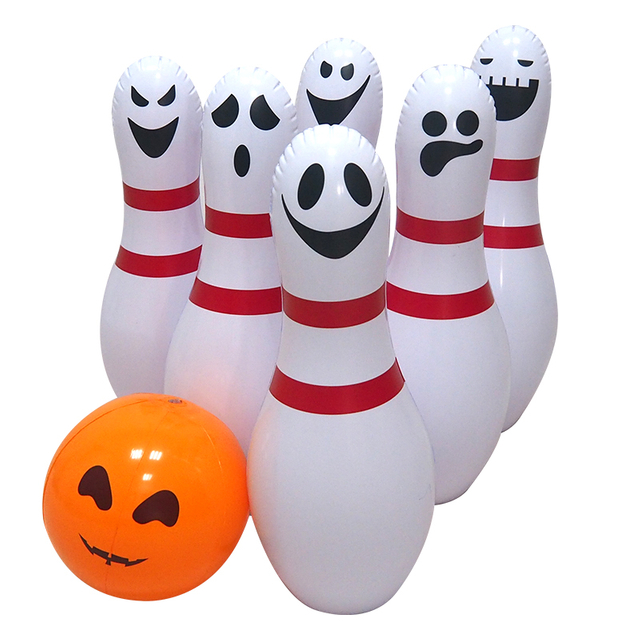Inflatable Halloween Bowling Game 