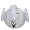 Inflatable Swan Pool Float Colorful LED Lighted Twinkling Ride-on Transparent Swan Sunbathe Mat Water Toy Mattress