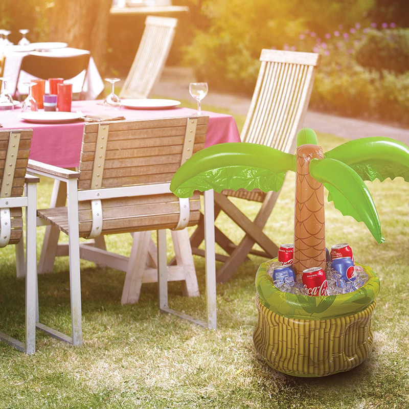  Inflatable Eco-Friendly Plam Tree Drink Holder 