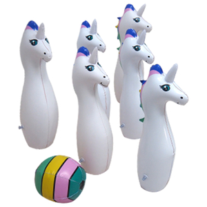  Inflatable Eco-Friendly Unicorn Bowling Set Toys for kids