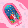 Mermaid Design Inflatable Sprinkler Pool Outside Backyard for Kids Summer Water Party