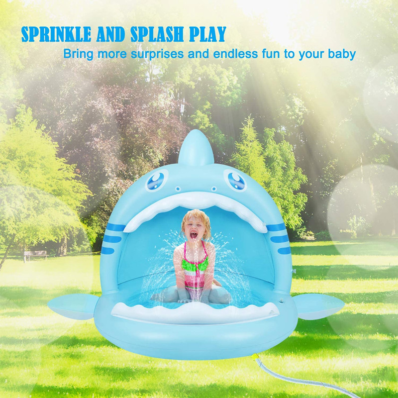 sprinkler paddling pool