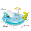 inflatable play center kids swimming pool for holiday party kids inflatable rectangular pool