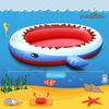 Inflatable Kiddie Pool Sprinkler 67 inch Shark Sprinkler Pool Water Toys for Kids Outdoor Splash Pad Swimming Pool