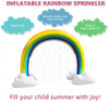 Inflatable Sprinkler Summer Toy Outdoor Water Splash Pad Giant Rainbow Archway