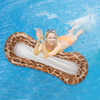 Inflatable Pool Float Brindle Design with Mesh for Kids And Adults Indoor Outdoor Summer Water Party