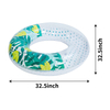 Inflatable Pool Floats with Glitters 32.5" swim ring for Swimming Pool Kids Adults Beach Outdoor Party Supplies