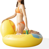 Multipurpose pool lounge hammock with cup holder and handles pool lounge summer pool raft for adults and children