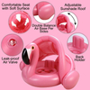 Splash Buddies Flamingo Pool Float Glitter Inflatable Swim Ring -- Fun Beach and Water Toy Lounge for Kids 