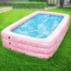 Inflatable Kiddie Pool, Puffer Fish Baby Swimming Pool with Inflatable Soft Floor, Water Play Inflatable Bathtub 