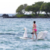 Stand Up Floats Inflatable Stand-Up Paddle Board Float Accessory Set- Swan Head & Tail with Child Seat