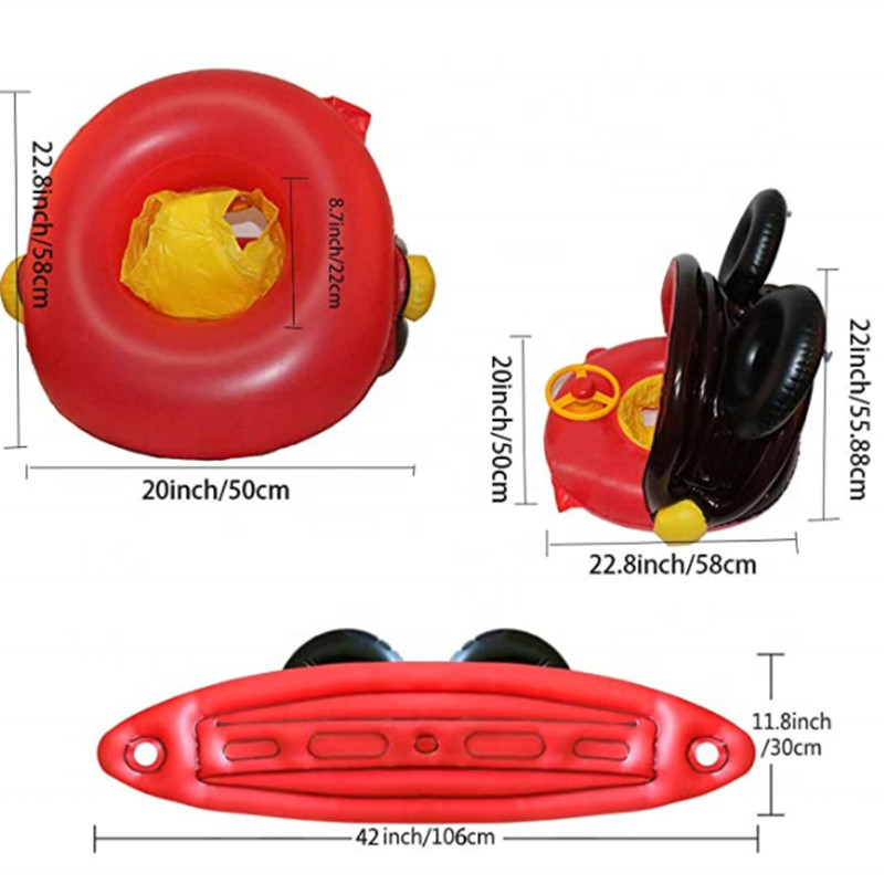 Mickey Mouse Cartoon Kids Swimming Ring Baby Inflatable Pool Float Ring Kids Pool Toy Float thick High quality