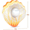  New Style Hot Selling Eco-friendly PVC Inflatable Shell Pearl Swimming Ring For Adult Water Equipment 