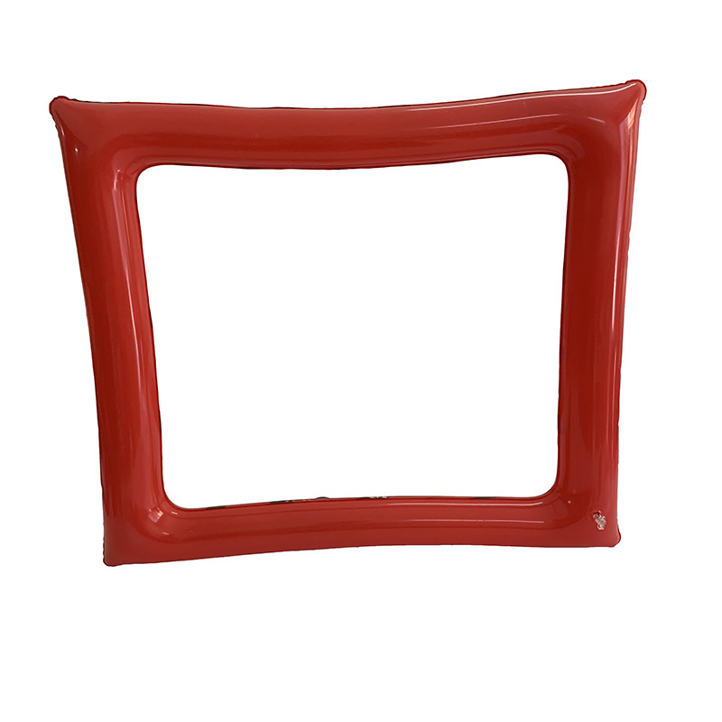 Factory Price Inflatable Christmas Photo Frame Pvc Christmas Day Toys Photo Frame Holiday Theme Models Selfie Props